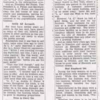 Newsclipping: FISHER CANDY COMPANY OWNERS ARE RETIRING FROM BUSINESS. Jersey Observer, Aug, 27, 1937.