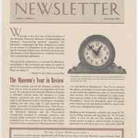 Hoboken Historical Museum Newsletter [Second Series], Volume 1, Number 1, March - April 1995.