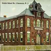 Postcard: Public School No. 2, Secaucus, NJ