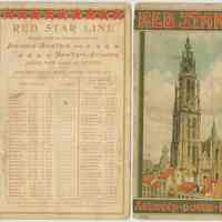 Passenger list for the Red Star Line