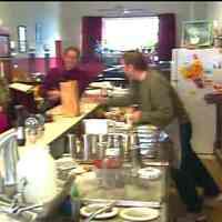          interior, Schnackenberg's Luncheonette, front counter looking to back
   