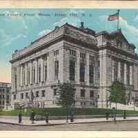 Postcard: Court House, Jersey City, NJ