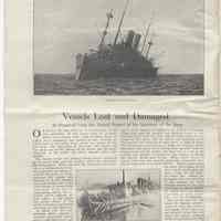          pg 6 article: Vessels Loss and Damaged; U.S.S. Covington; U.S.S. Cassin
   