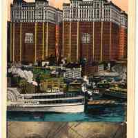 Postcard: Hudson Terminal and Tubes, New York City. No date ca. 1907-1910.