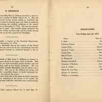          pp 52-53 in memoriam; resignations
   