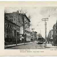          [11] Hudson Street, from Ferry Street; Hudson Trust Co.; Lyric Theater
   