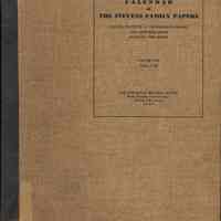 Calendar of the Stevens Family Papers, Stevens Institute of Technology Library, Hoboken. Vol. 1, 1664-1750. Dec. 1940.