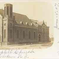 Postcard: First Baptist Church, West Hoboken, NJ