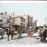 Postcard: Newark Ave., Jersey City, NJ