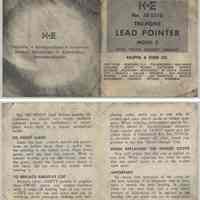          item 1: K&E product booklet, outside and inside pages
   