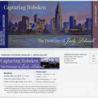 Postcard: Capturing Hoboken: The Paintings of Judy Schmitt. May 10 - July 5, 2015, Hoboken Historical Museum. [Upper Gallery]