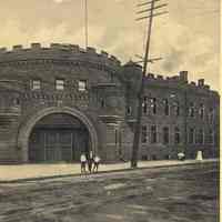 Postcard: Armory, Jersey City, NJ