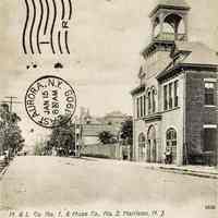 Postcard: Fire Company, Harrison, NJ