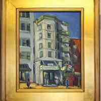          Tihansky, Hotel Edwards painting with frame
   