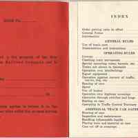          inside front cover + pg [iii] Index (note leaf pp [i-ii] detached)
   