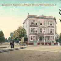 Postcard: Angelica and Maple Street, Weehawken, NJ