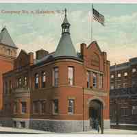Postcard: Hook and Ladder Company No. 2, Hoboken, N.J. Inscription dated Jan. 24, 1910.