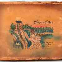          leather album cover: Niagara Falls; June 1928; Ocean Grove
   