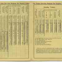          inside, schedule
   