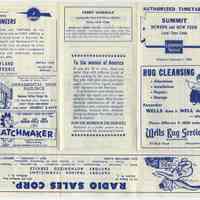 Timetable: Lackawanna Railroad. Summit, Newark and New York. Effective Feb. 1, 1956.