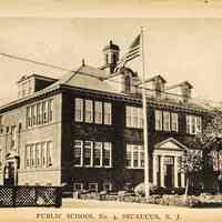 Postcard: Public School No. 3, Secaucus, NJ