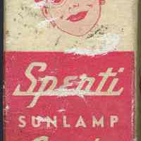 Sunlamp goggles manufactured by Sperti Faraday, Inc., Hoboken, no date, ca. 1950