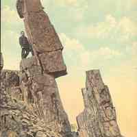 Postcard: Obelisk Rocks, Weehawken, NJ