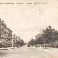 Postcard: Clinton Ave., West Hoboken, NJ