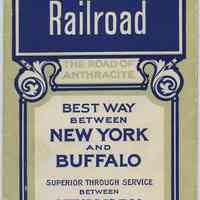 Timetable: Lackawanna Railroad. ...Between New York & Buffalo; ...Chicago. June 9, 1917.