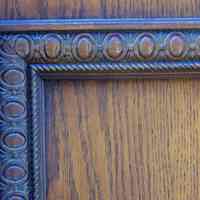          27: detail door panel molding, main entrance, north facade
   