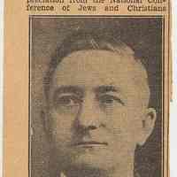          2: Lauds Hoboken for Good Will Mass Meeting; William J. Duffy
   