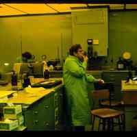 Color slide of women in a lab.