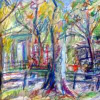          Digital images of 76 oil paintings of Hoboken scenes by artist Chris Kappmeier, ca. 2006-2008. picture number 10
   