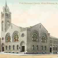 Postcard: First Reformed Church, West Hoboken, NJ