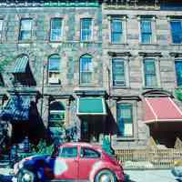 Slides: 41 color transparencies of vehicles; cars or vans, Hoboken, ca. 1983-84.