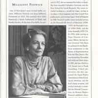          pg 5: Millicent Fenwick
   