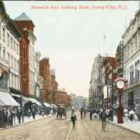 Postcard: Newark Ave., Jersey City, NJ