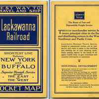          front cover: Lackawanna Railroad Pocket Map
   