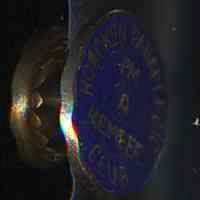          view of pin and backing knob
   
