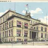 Postcard: City Hall, Hoboken, NJ