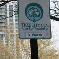          062 detail of Tree City USA sign
   