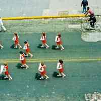          03 cheerleaders in parade
   