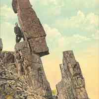 Postcard: Obelisk Rocks, Weehawken, NJ