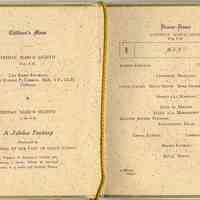          pp [4-5]: Children's Mass; A Jubilee Fantasy; Dinner-Dance, Menu
   