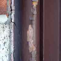          29: condition detail of molding, main entrance doorway, north facade
   