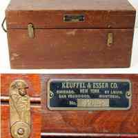 Stadimeter (optical rangefinder) made by Keuffel & Esser, New York, no date, circa 1918.