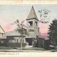 Postcard: Arlington, NJ, Baptist Church