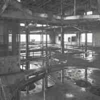 Digital image of B+W photo of former Maxwell House Coffee plant interior, Soluble Building, 4th floor, Hoboken, 2003.