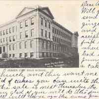 Postcard: Dickinson High School, Jersey City, NJ