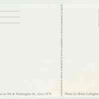          Gallagher Postcard: #21. Rowhouses on 8th & Washington St., ca. 1876. Photo by Brian Gallagher. picture number 2
   